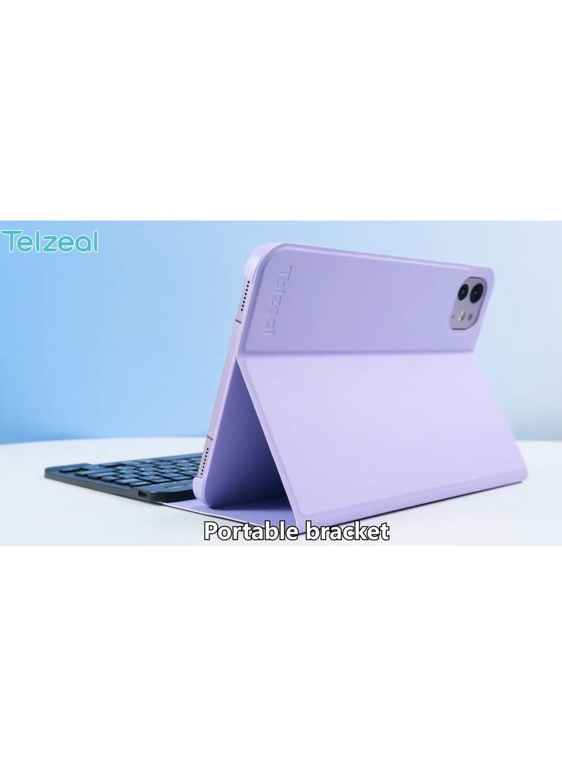 Telzeal P104 10.1-inch Android 13 Tablet with Dual SIM 16GB RAM + 1TB expandable storage 10000mAh High-Capacity Battery Purple - Image 3